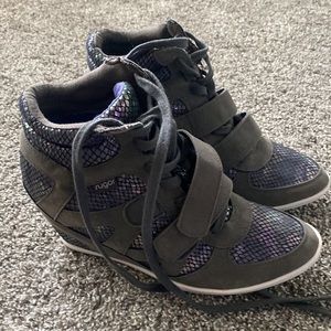 Sugar platform tennis shoes.